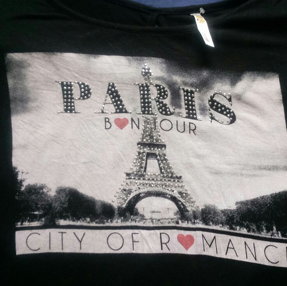 Black Paris t-shirt